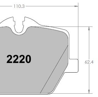PFC 2220 Z-Rated Brake Pad Set