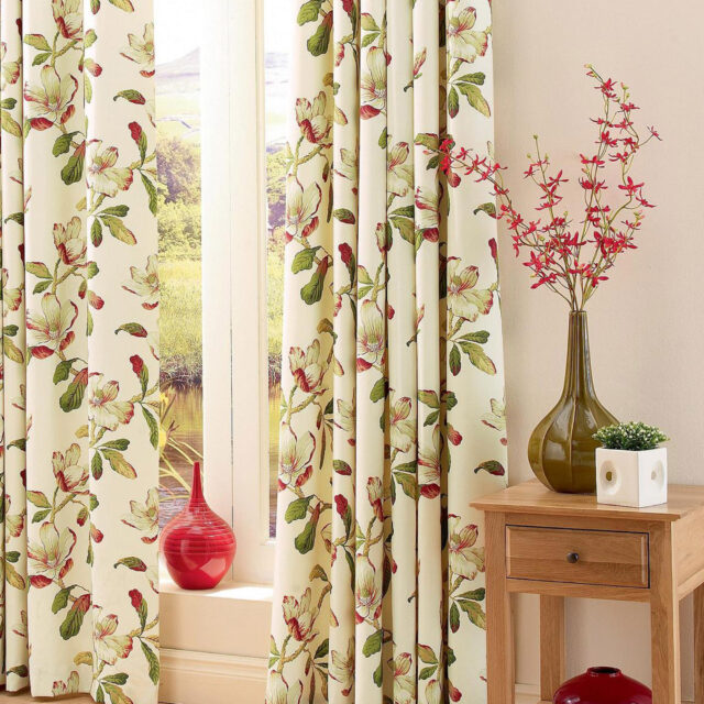 Magnolia Gardens - Chintz, Eyelet Curtains