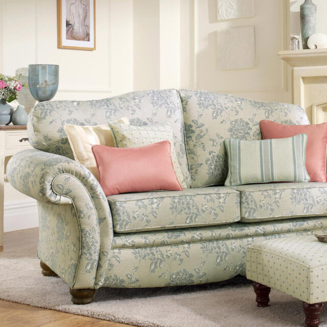 Chatsworth Rose - Wedgwood, Reupholstery