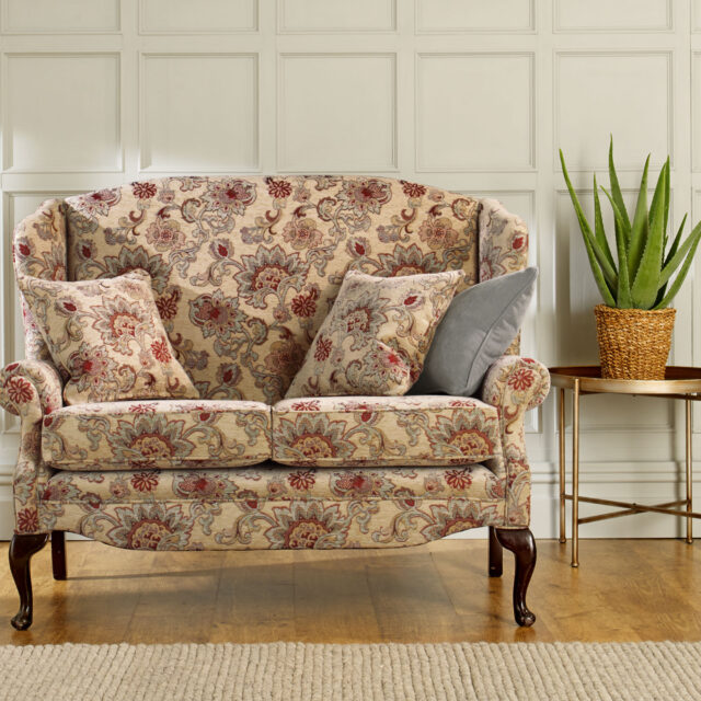 Sofa reupholstered in Longleat - Autumn