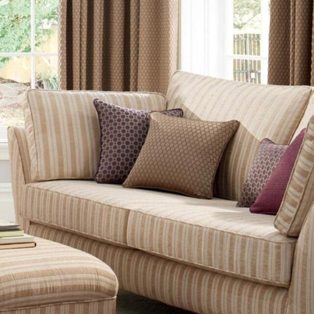 Mandalay Stripe - Oatmeal, Reupholstery