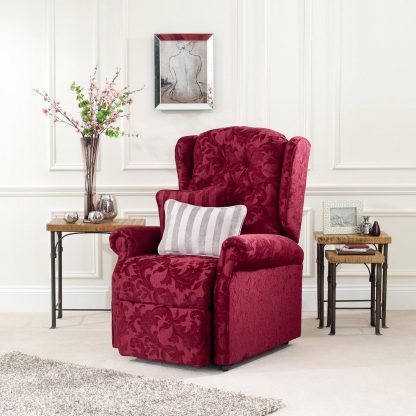 Mayfair Floral - Claret, Reupholstery