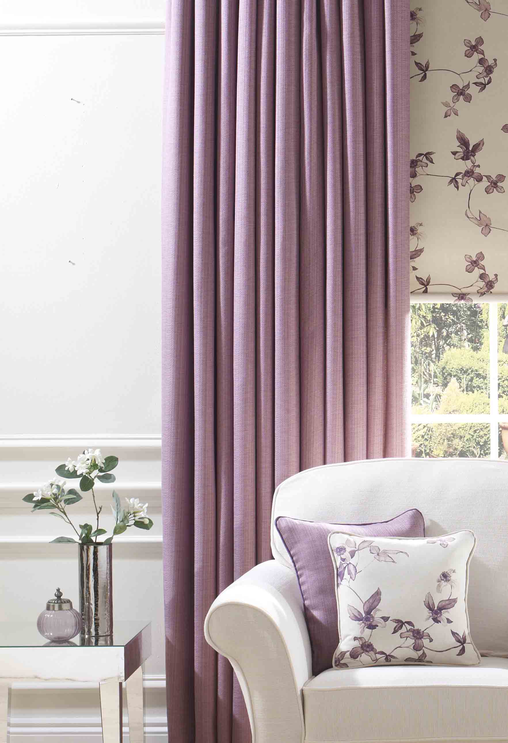 Gemma - Lavender made to measure curtains