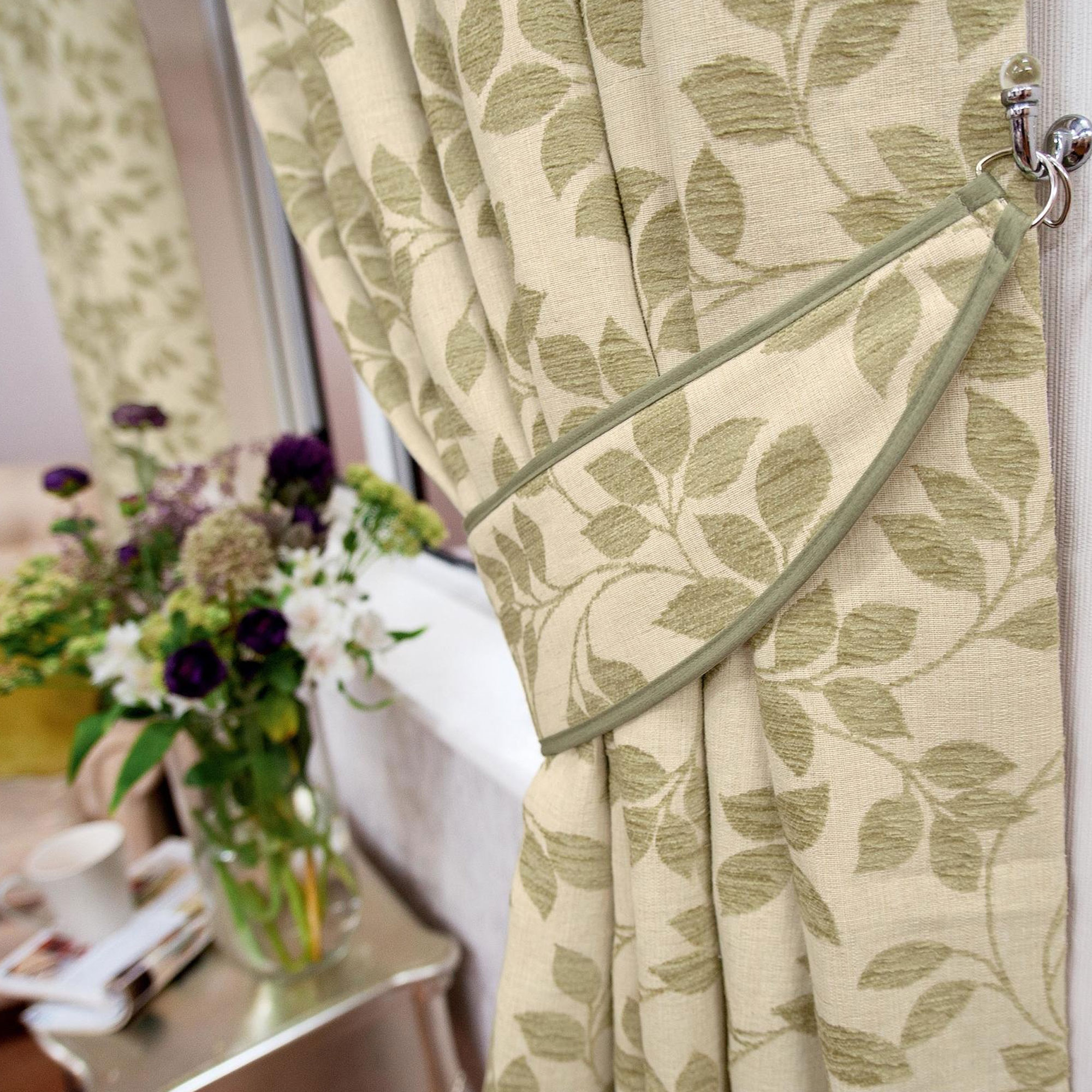 Lakeside - Willow, Pencil Pleat Curtains