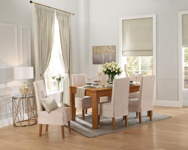 Ennis - Natural, made to measure curtain and blinds