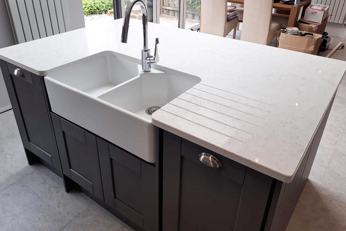 We Supply White Granite Worktops Across The North West